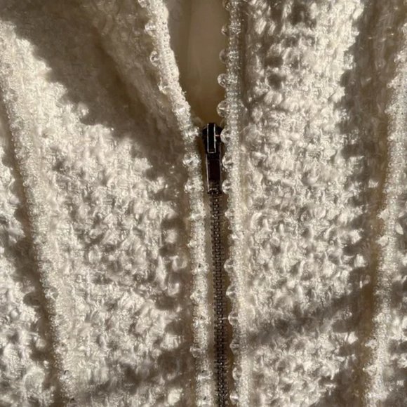 Women's Escada White Beaded Blazer - Picture 10 of 12